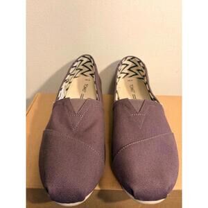 TOMS Alpargata Ash Classic Women's Canvas Shoes (Size 9.5)